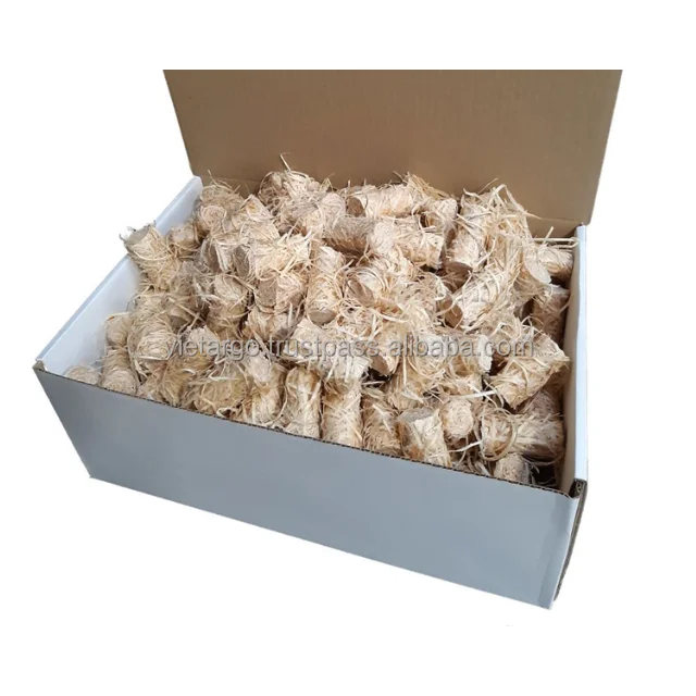 Hot Selling Wood Wool Natural Charcoal Starter Wood Wool Ignition cube Fire Starter Pine Wood BBQ Accessories Made In Vietnam