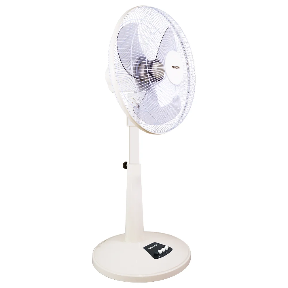 Nanoco NLF1623 Living Fan with Remote Control Top 1 Supplier in Vietnam Copper Wire Motor Sleeve Bearing 3 Blades Household Use