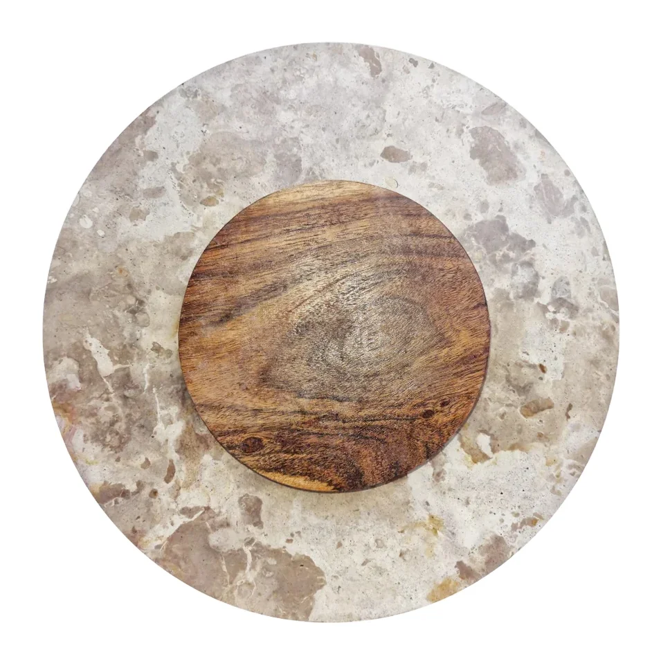 customized logo lazy Susan hotel use lazy Susan turntable Marble Lazy Susan reusable  at affordable price
