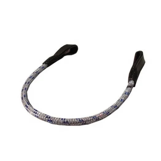 Bulk Buy Round U Shaped Horse Browbands \ Horse Crystal Browbands