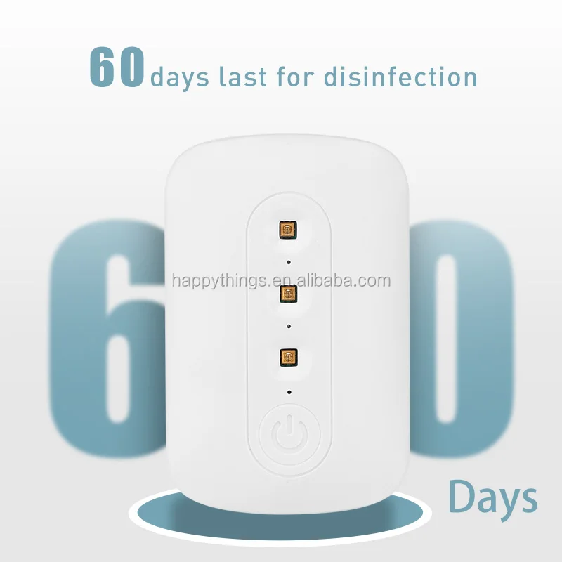 High Quality Lighting UV Sanitizing Rechargeable Atomic UVC Sanitizing Lamp Gravity Sensor UV lamp for Toilet Seat