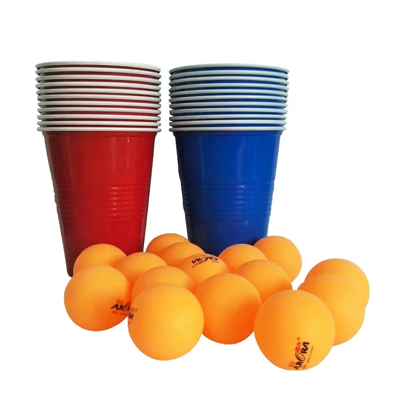 Набор Beerpong, лидер продаж, набор для пива и понга под заказ с шариками для пива и понга