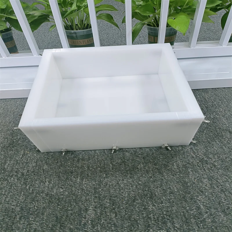 Large Rectangular Resin Mould Removable Screw Craft Epoxy HDPE Resin Mold