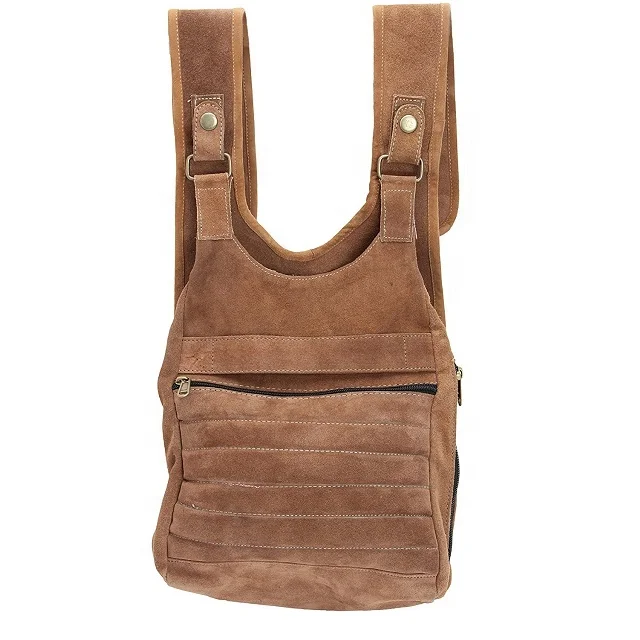 100% Genuine Full Grain Leather Travel Bag Backpack Portable Daily Use with Handle Vintage Style Hot Item