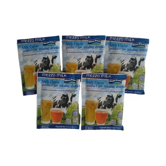 Best Selling Thai Tea Instant Powder 5 Sachets Ready Mix Mezzo Brand for Drink Beverage from Thailand Made in Thailand