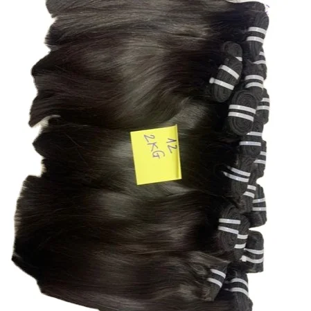 Bone Straight SDD Virgin Russian Hair Extensions Silky Human Vietnam Natural Color Shedding Free Hair