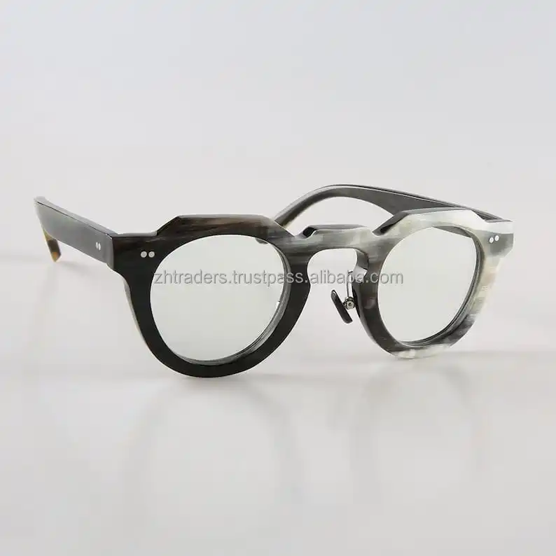 High Quality Computer Eyewear Custom Logo Vintage Square Unisex Optical Glasses Frame from Indian Supplier