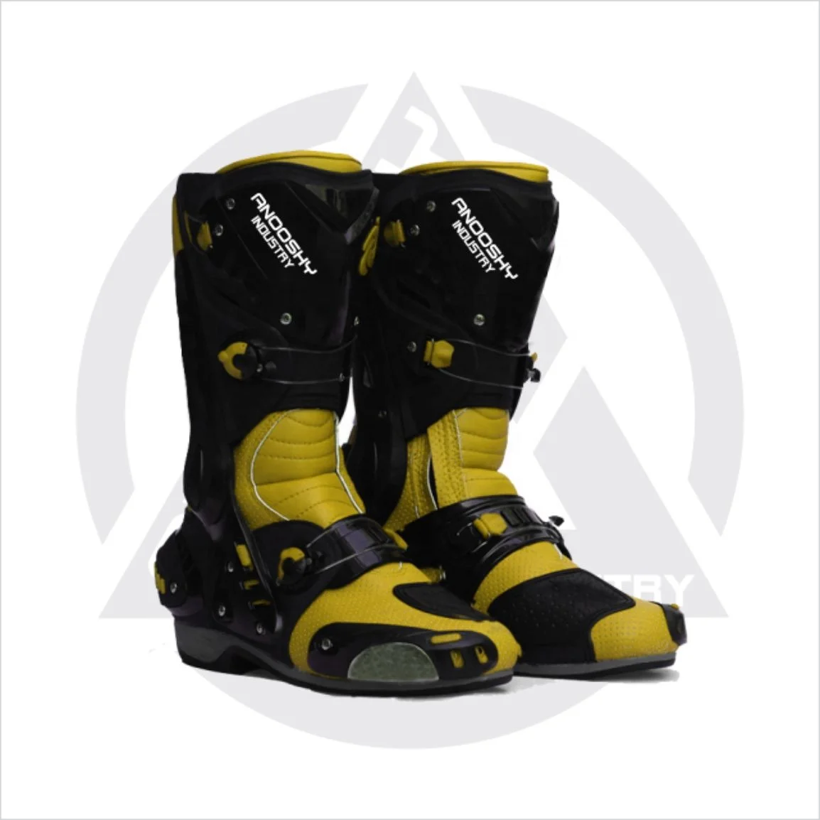 Fully Custom Motorbike Leather Shoes Racing Wear with Protection Design and Logo Plus Size OEM Demand