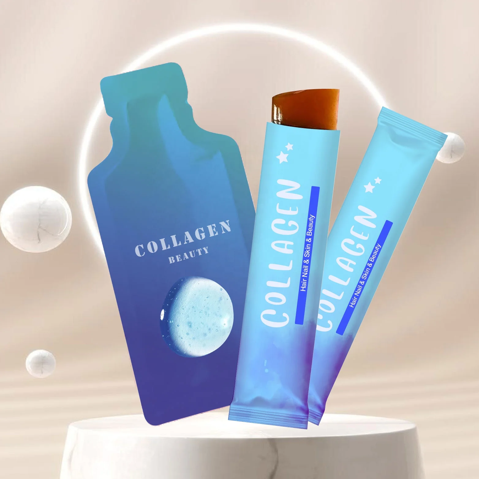 ODM OEM Collagen Solution Jelly Stick made in Taiwan Health Supplement