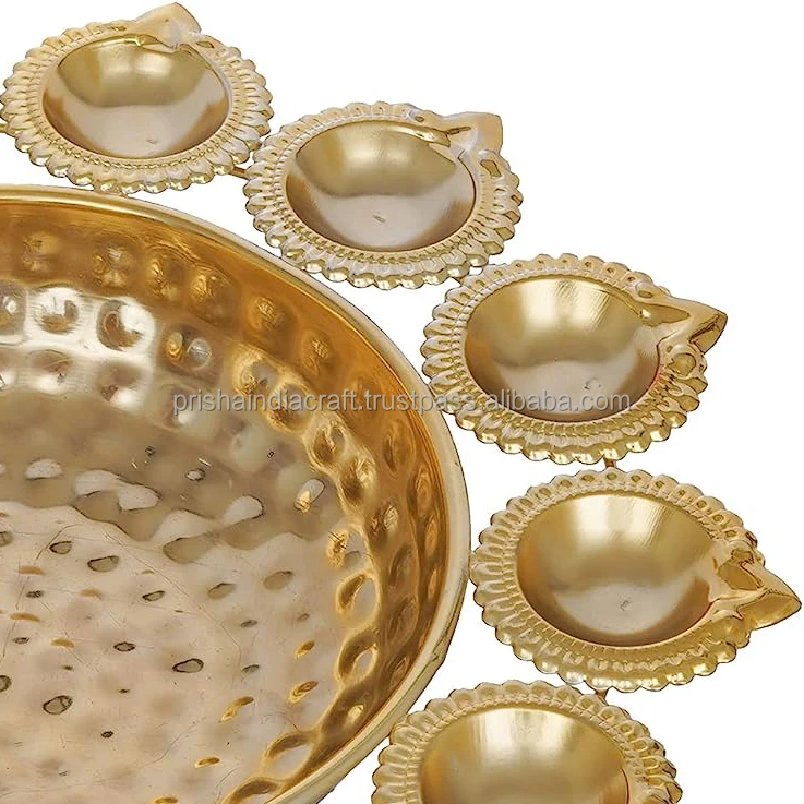 Decorative Bowl diya Metal Urli Diya Pack of 2  For Interior, Home Decor, diya for diwali