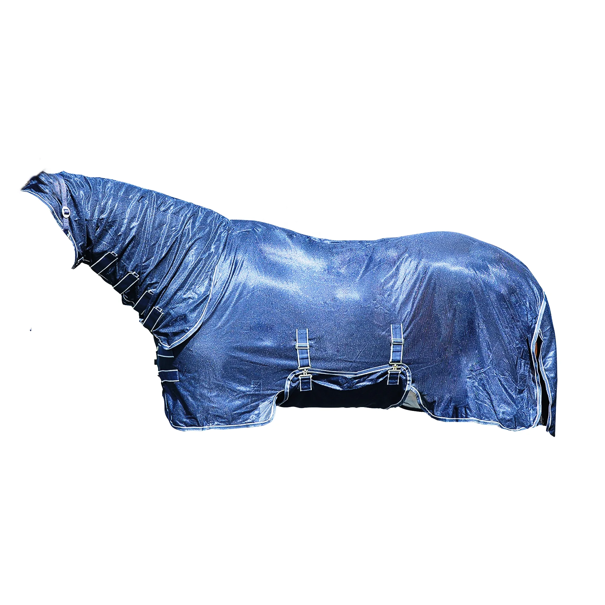 Классический прочный лошадиный зимний коврик с сеткой и раковиной Рипстоп для летнего использования