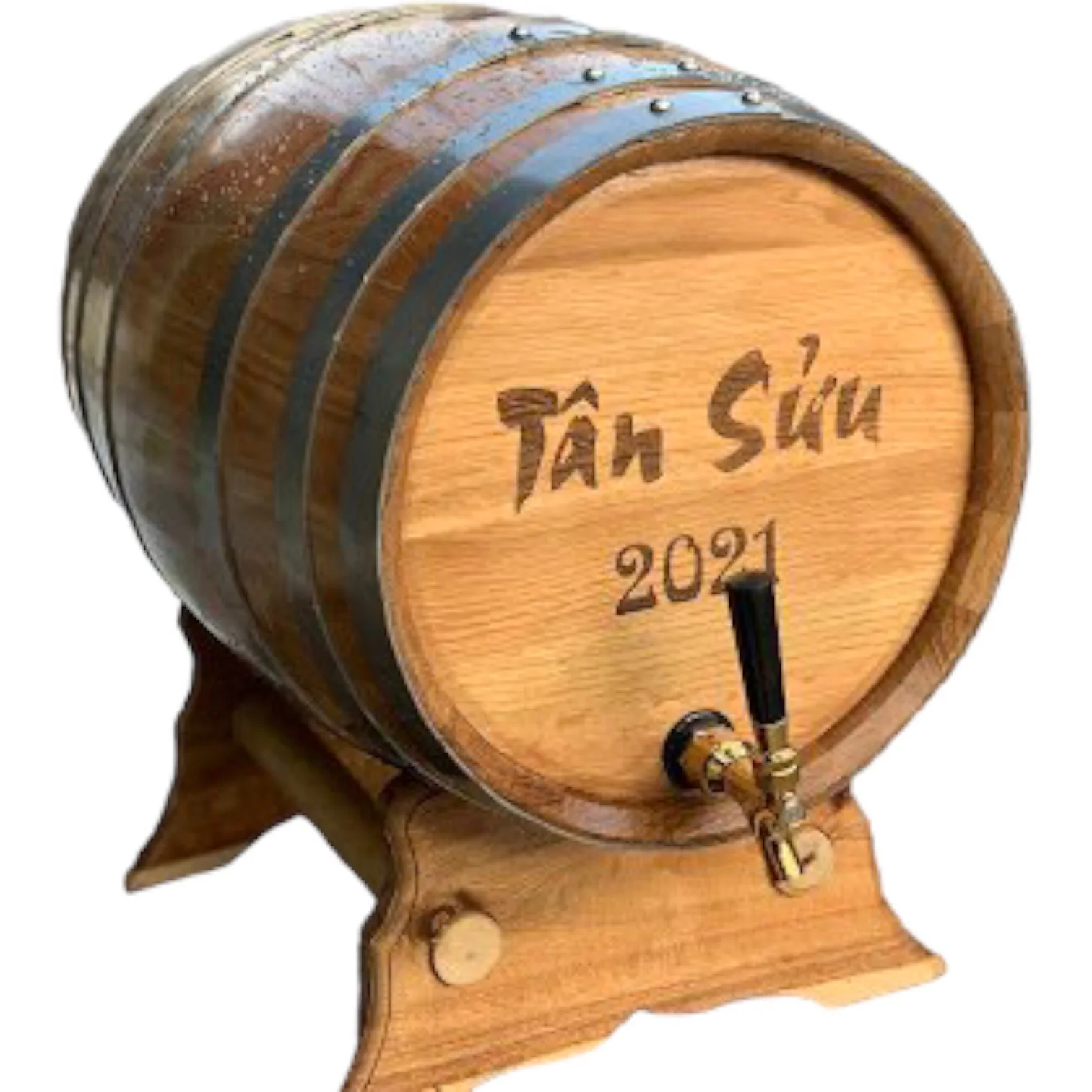 Custom Solid Pine Wine Barrels For Wine Combined Decoration Wooden Wine Barrels Manufactured by Vietnam factory OEM/ODM