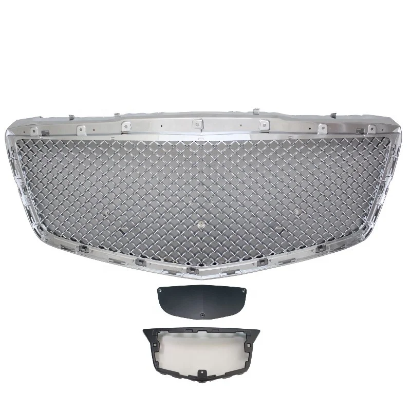 FRONT GRILLES FOR CADILLAC CTS FOR BENTLEY STYLE AUTOMOBILE TUNING CAR BODY PARTS 2014-2015 RADIATOR GRILLS CAR BUMPER GRILLS