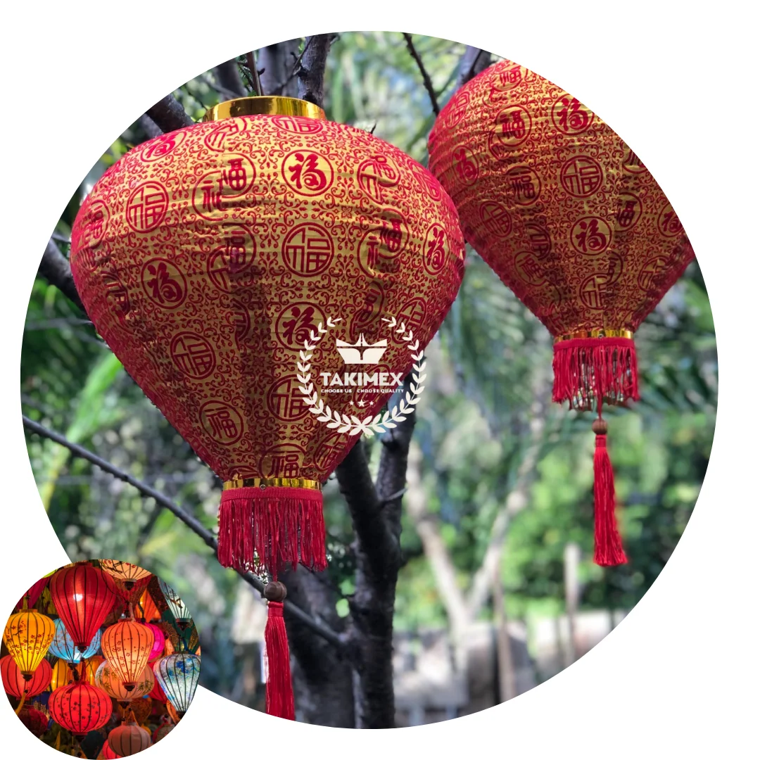 Top supplier Lantern silk bambo handicraft manufacturer Vietnam For decoration restaurant good price for sale