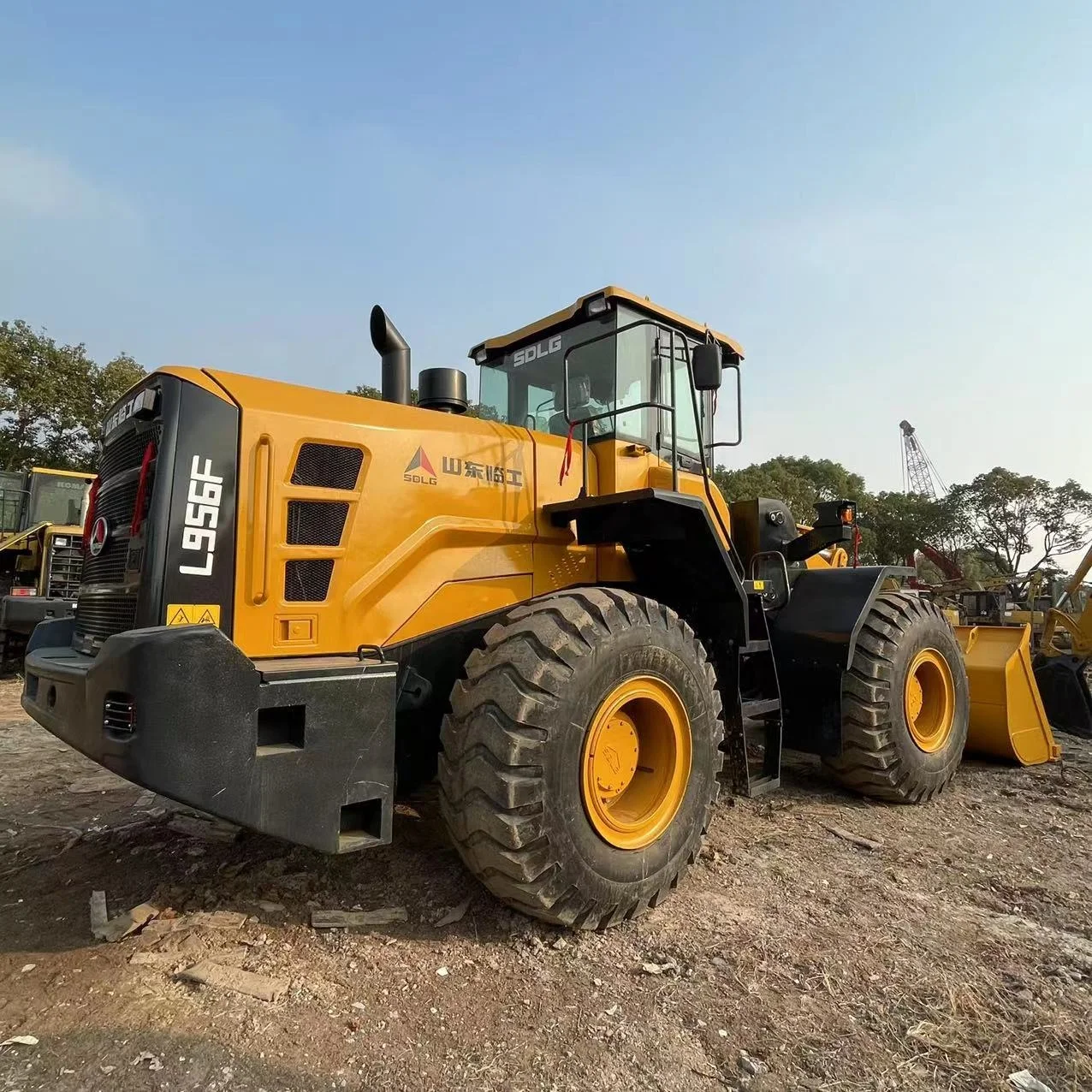 2023 Hot Sell Second Hand loader l956f Used Construction Machinery SDLG 5ton wheel loader