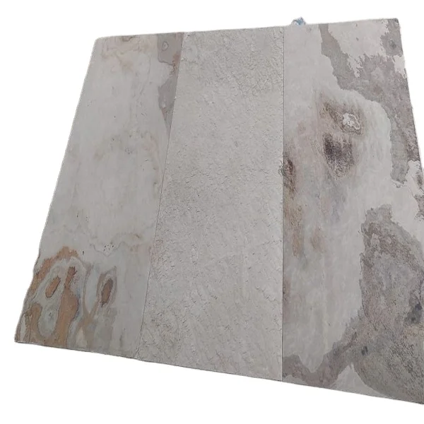 Best Price TAN BROWN Slate Stone Veneer 1-3mm Thickness Flexible Exterior Office Fireproof Interior Decoration Natural Veneer