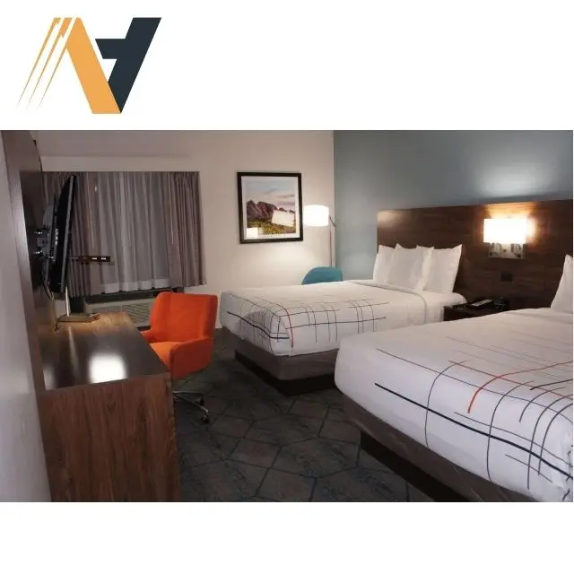 Affordable Elegent Modern Hardwood Hotel Bedroom Set with High Quality of Holiday Inn Project by Ngoc Hoang Anh