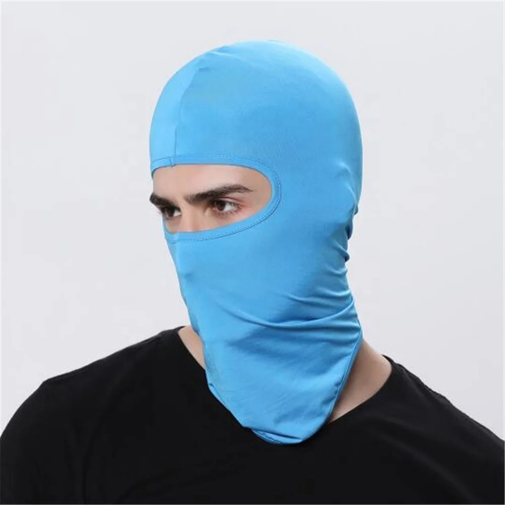 high quality solid color Cycling Polyester Balaclava Full Face ski Mask Outdoor Motorcycle Ski Balaclava mask