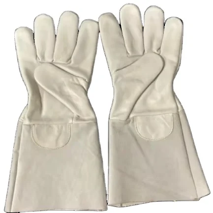 High quality flexible Goat skin thin leather tig welding electric working safety gloves heavy duty hands safety product