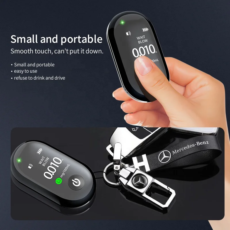 Горячая Распродажа G1 Алкоголь тестер Высокая точность Алкотестер с 3 вида цветов экраном тонкопленочной технологии (тпт) 400 мАч Type-C перезаряжаемые Тестер