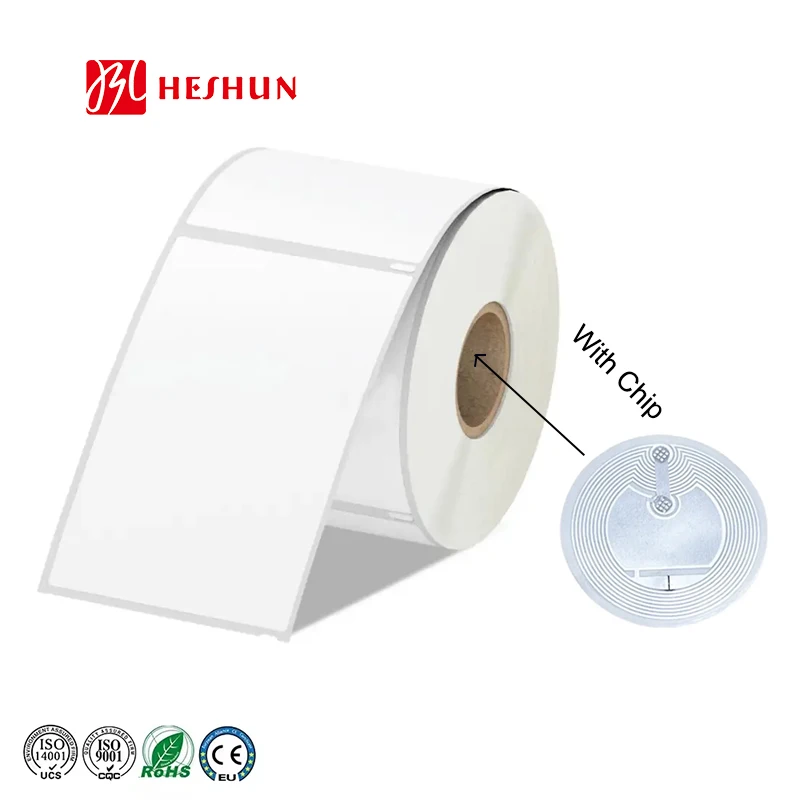 HESHUN High Quality Heat Sensitive Paper Self-adhesive label Paper Barcode Printing Paper Dymo 30256 59mm*104mm*300pcs Sticker