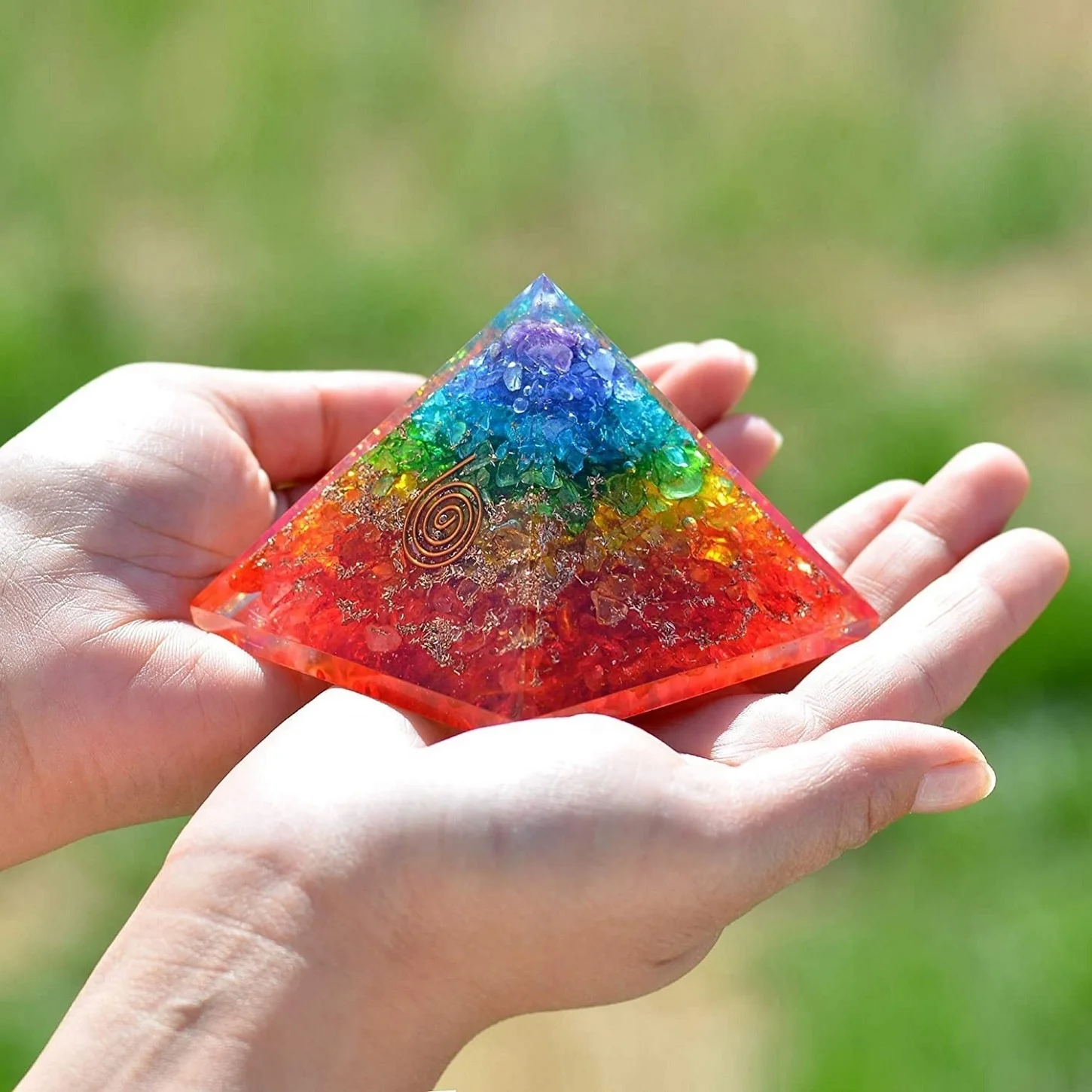 
Best Quality Seven Chakra Orgone Pyramid Wholesale Orgone Pyramid Buy From CRYSTAL STONE EXPORT 