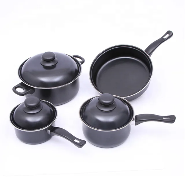 Factory direct selling pot set milk pot smokeless non-stick cookware sets kitchen combination steamer wholesale