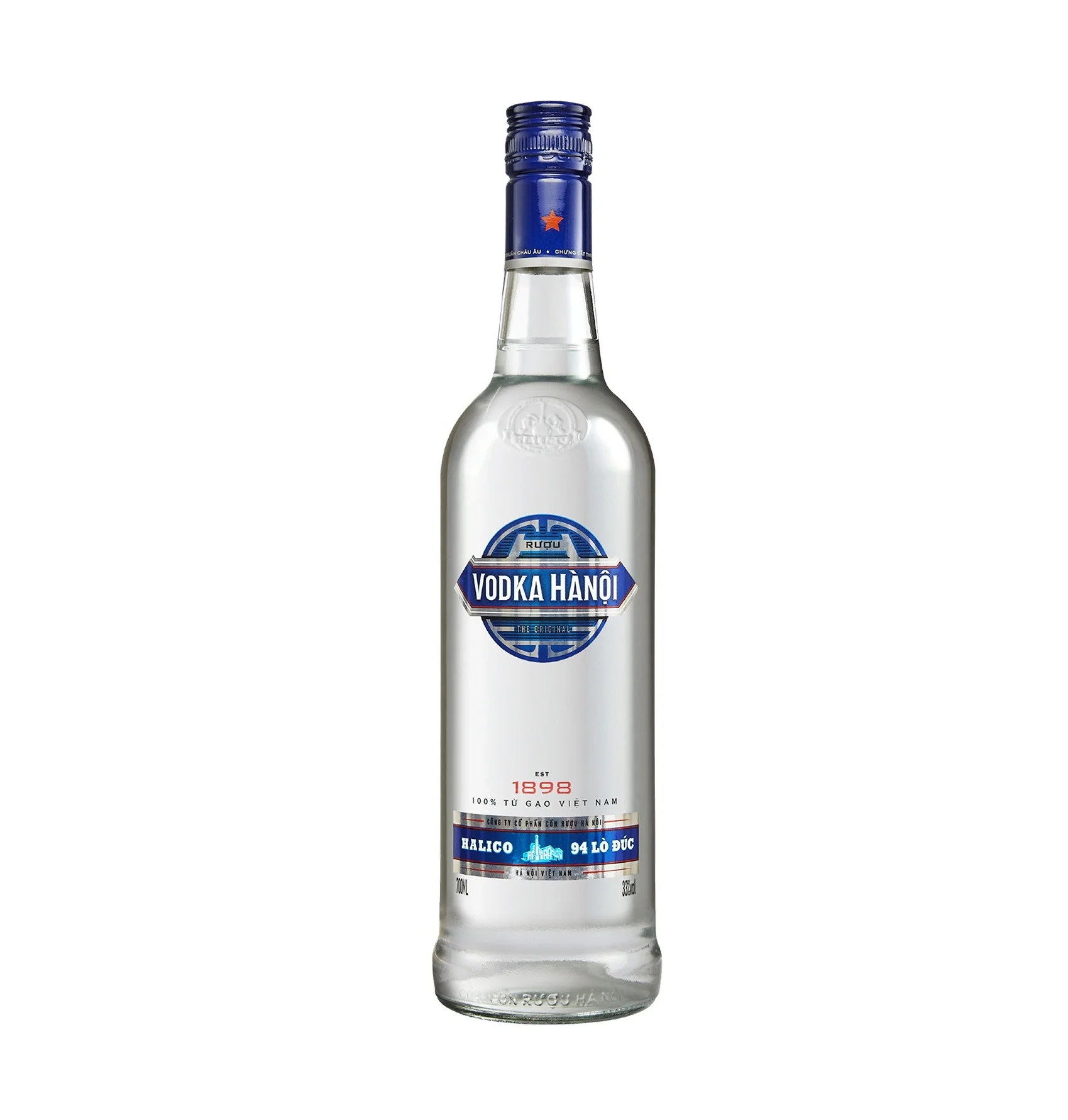 Best Selling Alcoholic Beverage White Wine Vodka Hanoi Wine in Wine Glass Bottle