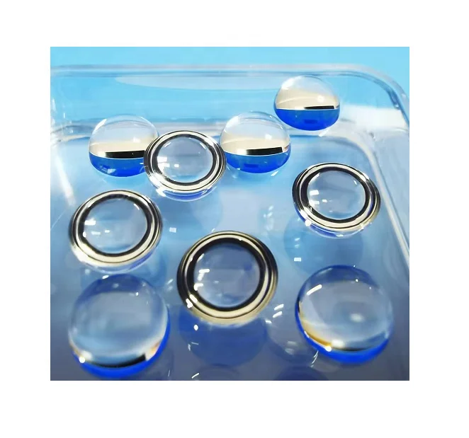 Dia 0.25mm Fused Silica Half Ball Lens Hemisphere Quartz lenses for Medical and Auto Application