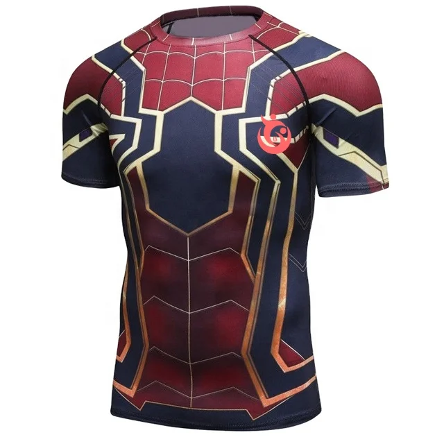 Wholesale OEM Custom Made Jiu Jitsu Rash Guards Full/Short Sleeves Man One Piece Swim Mma Rashguard Printing T-shirt