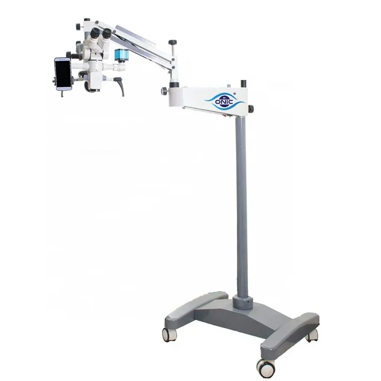 Dental Operating Microscope Tilt Head 3 Step Magnification DentX-6