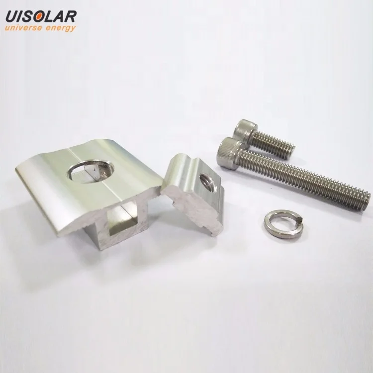 Uisolar China supplier solar bracket  for metal roof and solar panel structure bracket solar mounting
