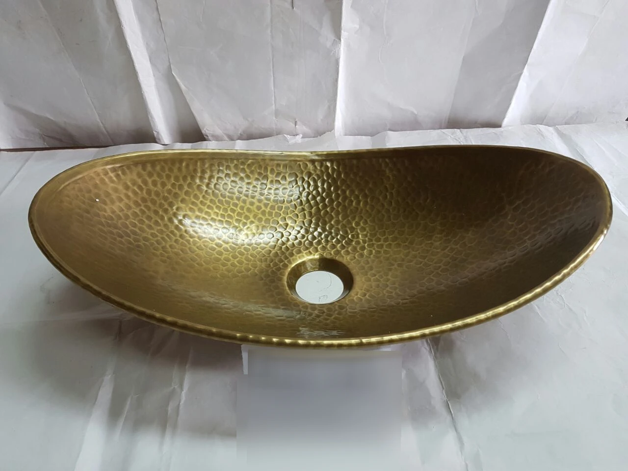 Beautifully Handcrafted Brass Washbasin with Flower for Outdoor or Bathroom Use Elegant and Functional Design