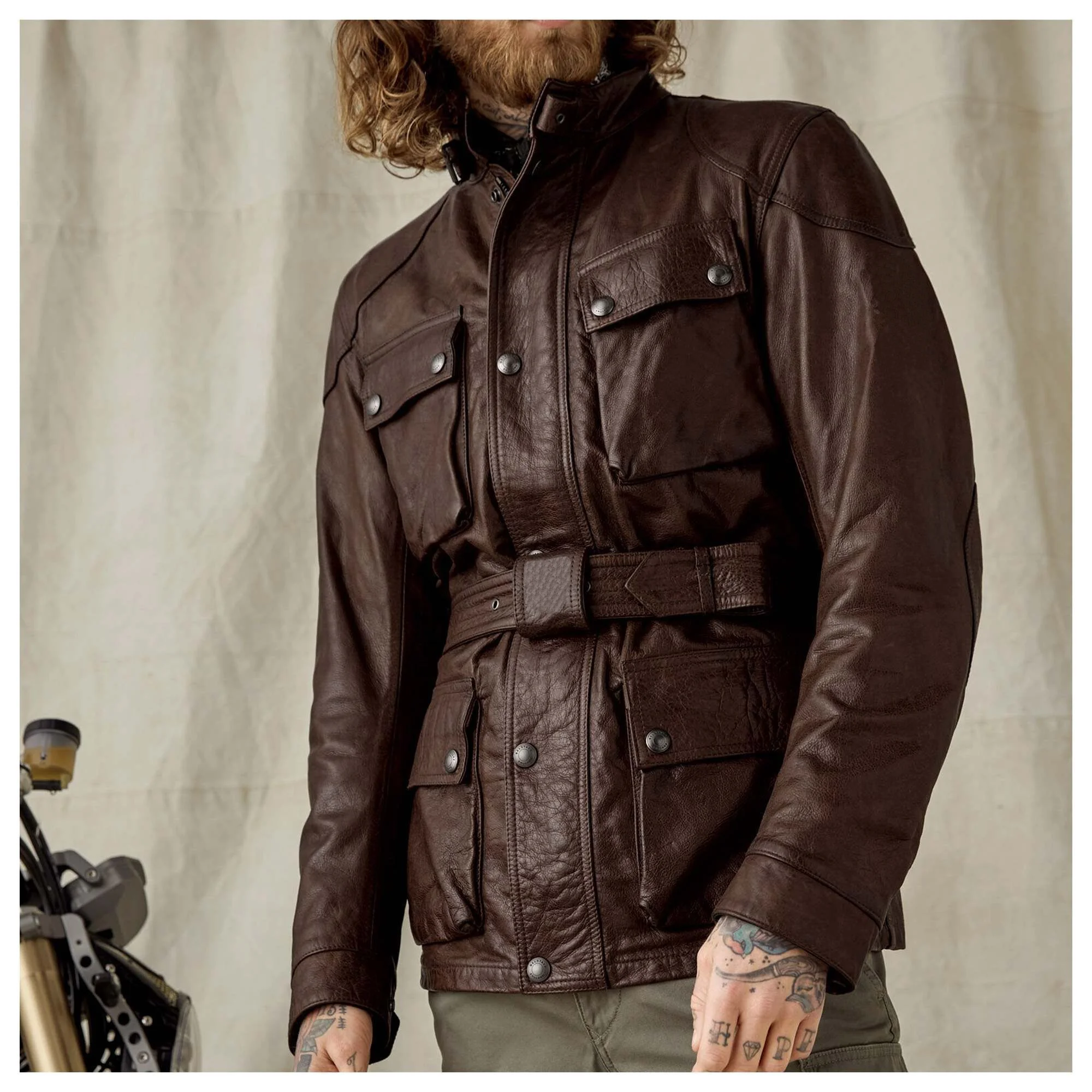 High Quality Customized Design Hot Item Classic Style Racing And Riding Leather jacket For Men