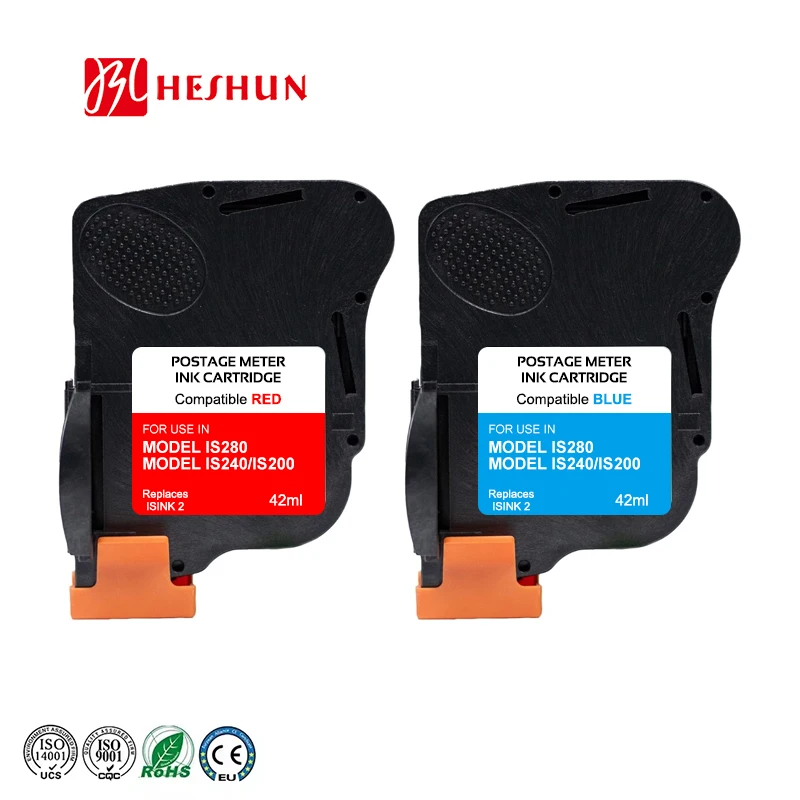 HS совместимый Neopost Franking Ink 4146135Q ISINK2/IMINK2 красный синий чернильный картридж для IS200 IS240 IS280 NFS240 NFS280