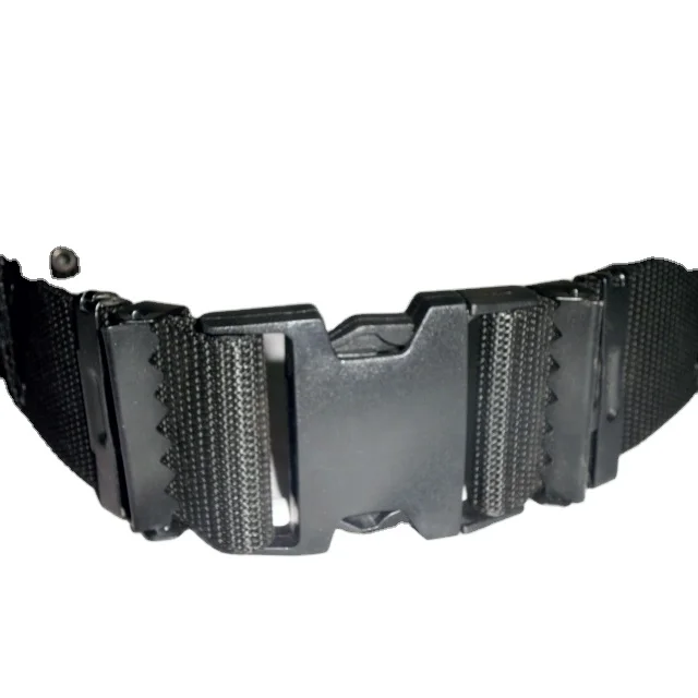 OEM Waist Belt High Tenacity Tactical Nylon Belt with Plastic Clip Buckle Adjustable Duty Parade Ceremonial Belt Custom