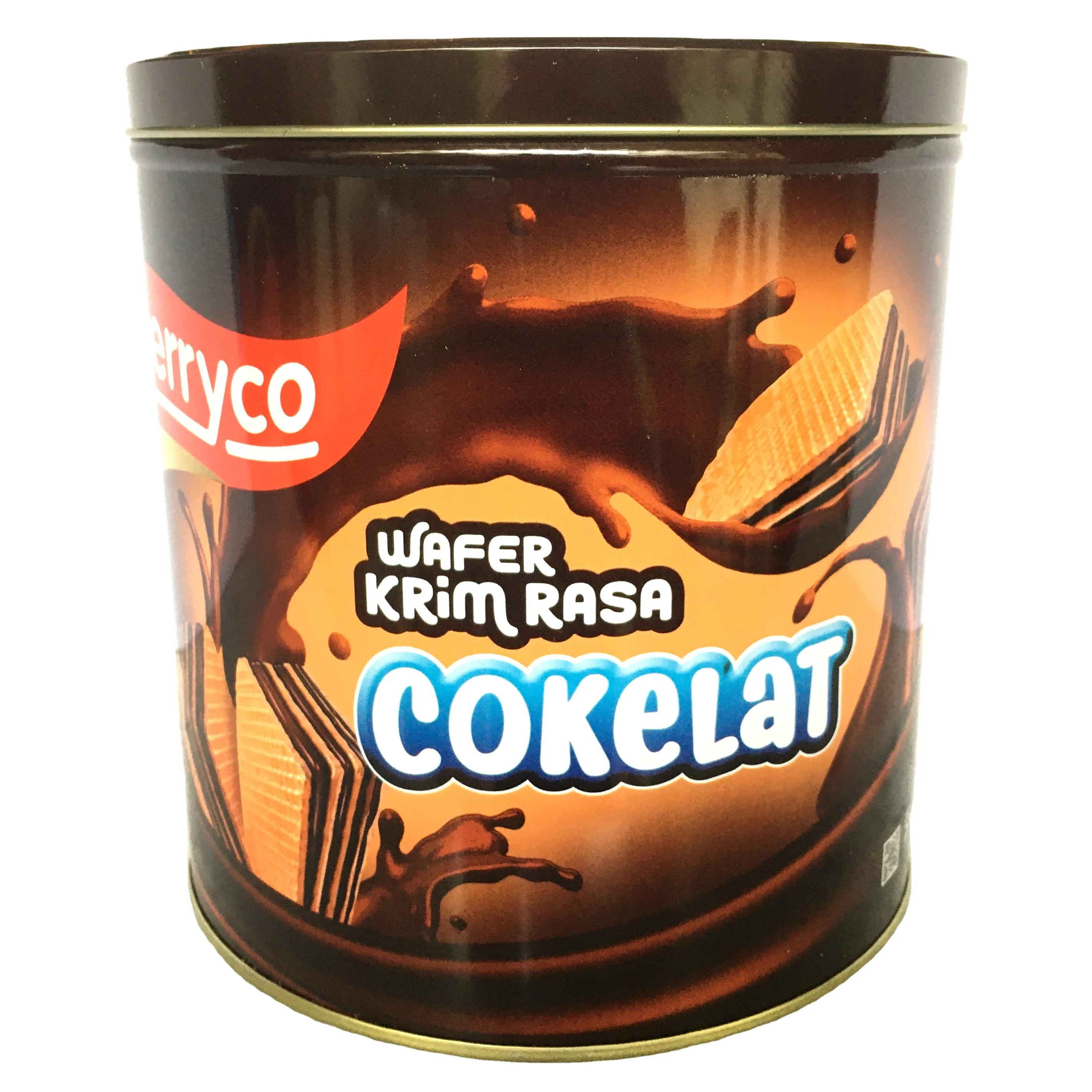 Hot sell Indonesia wafer Biscuits Chocolate, Strawberry Tinned Bucket Festive Chinese New Year ( 6 pcs x 350gr )