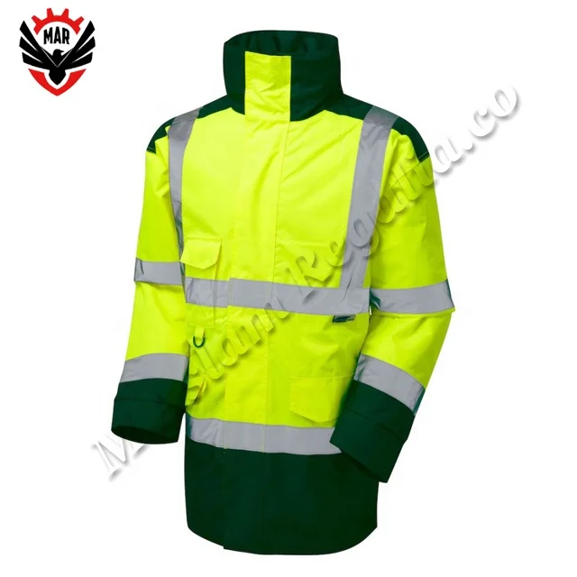 Outdoor Quality High Visibility Reflective Safety Heated Jacket