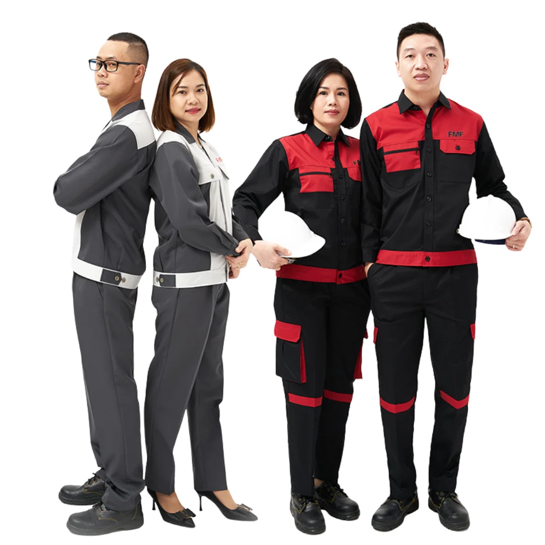 HOT SELLING construction clothes worker security guard shirt workwear oil/gas/car wash uniform breathable - FMF uniform factory