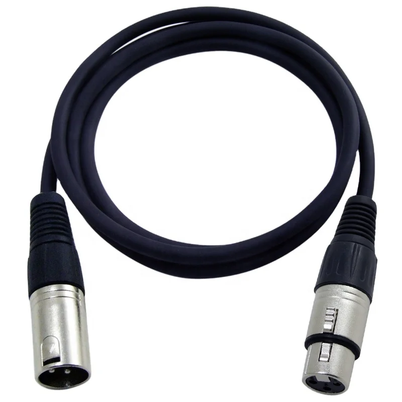 3pin male and female connector microphone jack male xlr