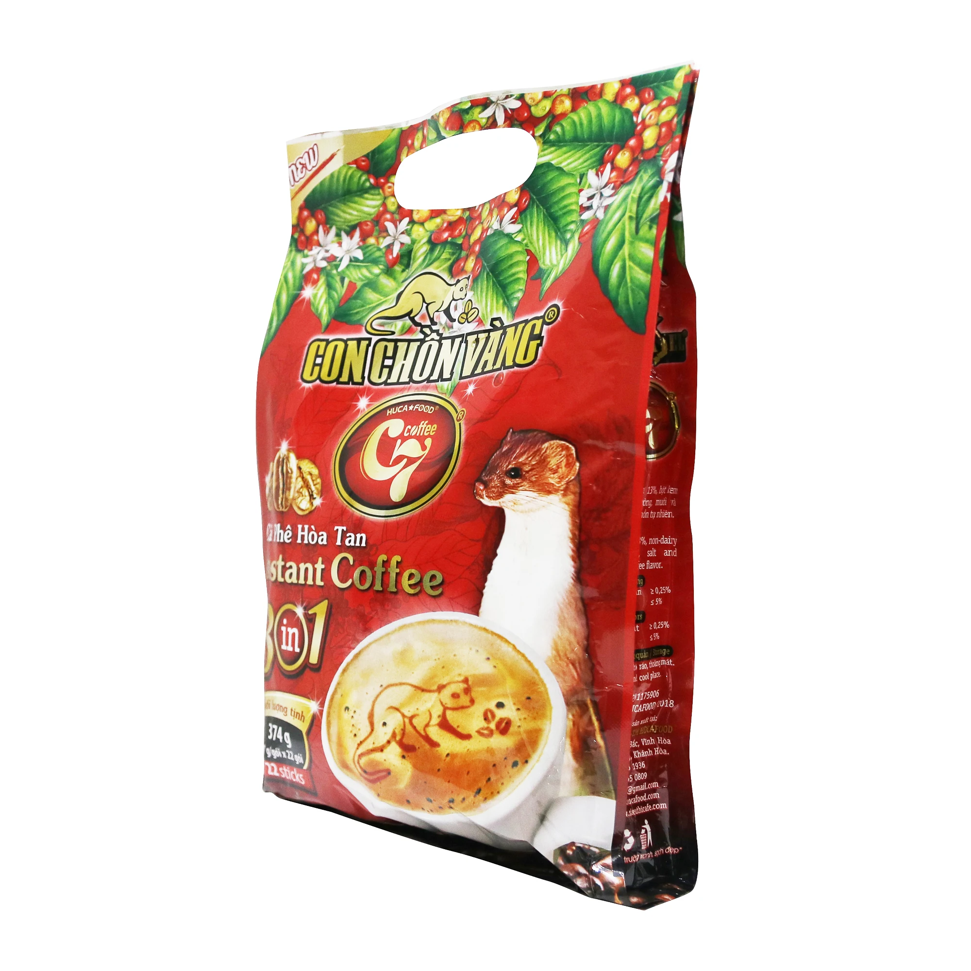OEM, ODM, Private label, Instant coffee 3 in 1, Non-dairy creamer, Wholesale , HUCAFOOD Coffee