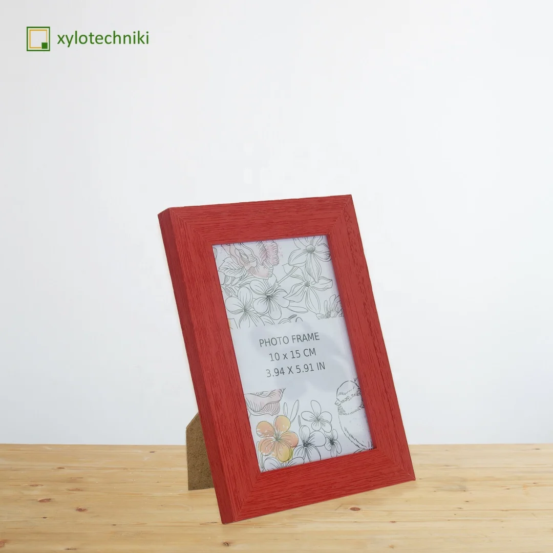 wholesale roustic modern wooden frames colourful photo frames high quality in custom sizes