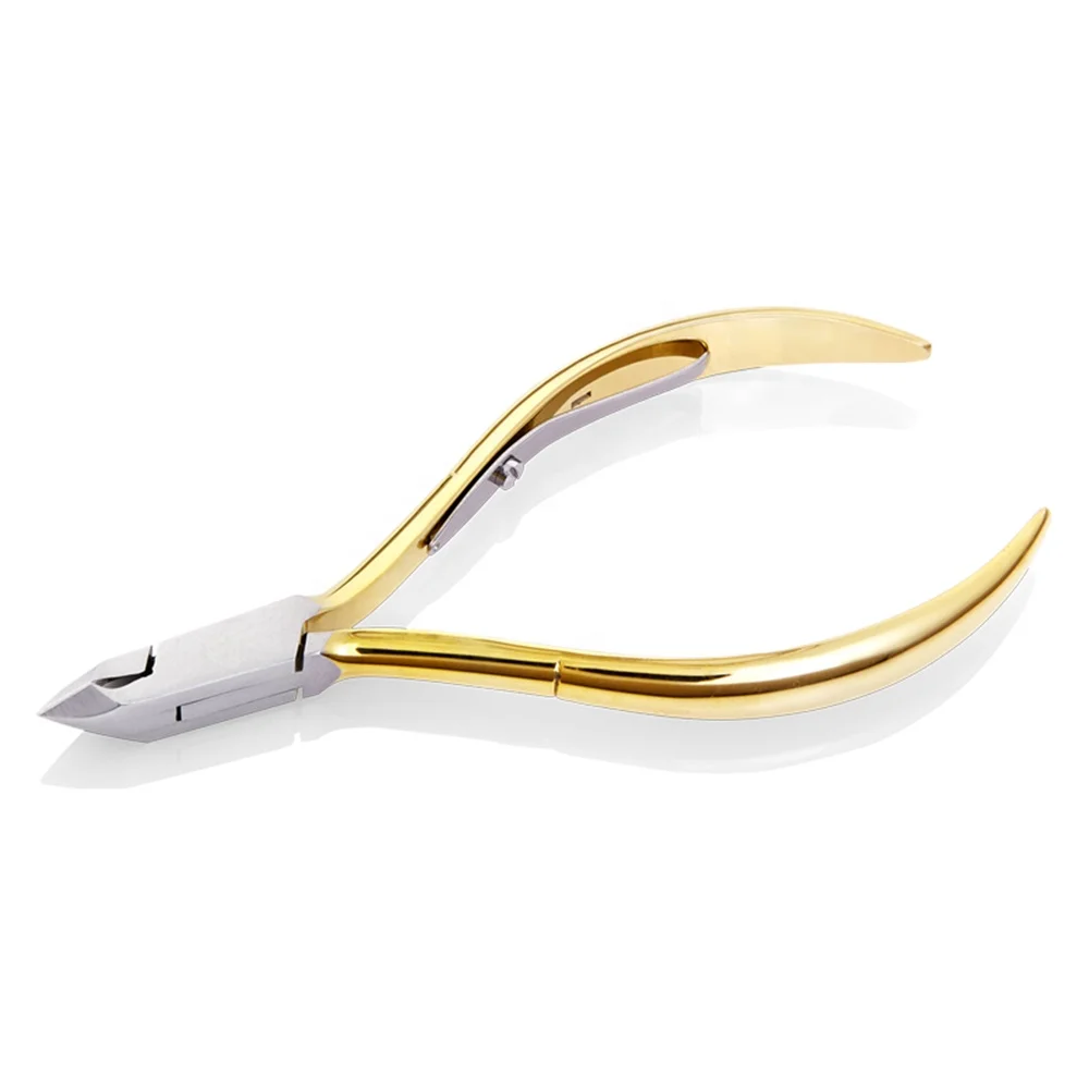 Роскошные Красота Инструменты точить плоскогубцы из нержавеющей стали маникюрные ножницы для ногтей ножницы для кутикулы резак