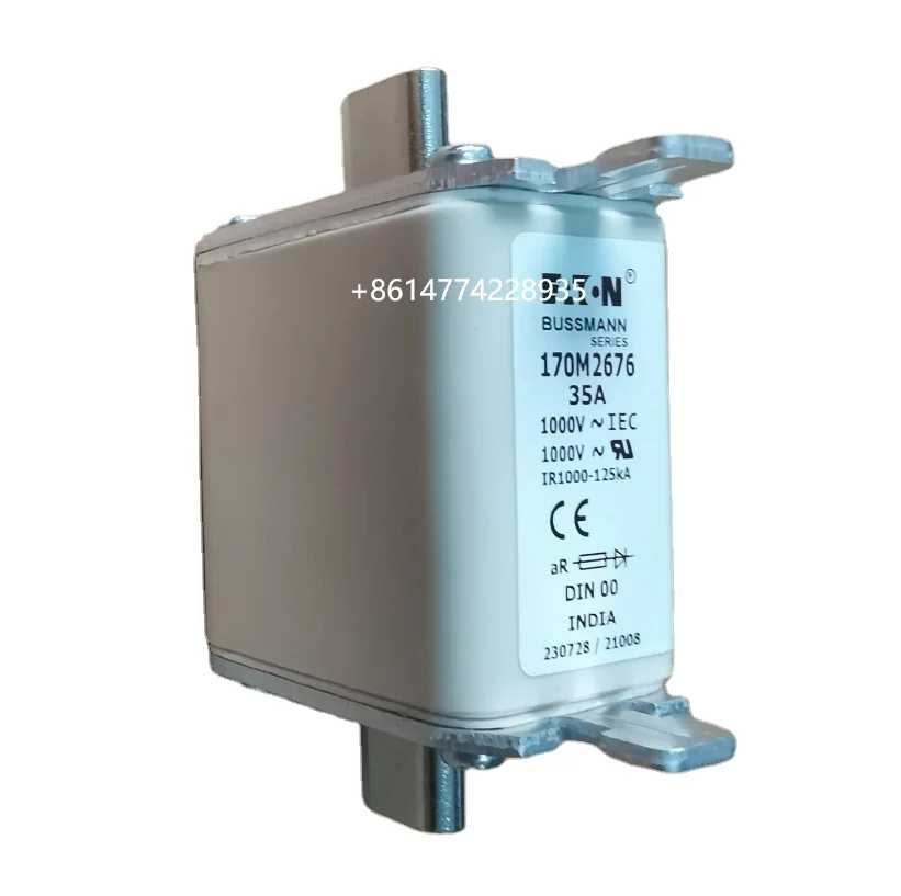 170M2676 35 AMP 1000V DIN 00 AR HIGH Speed Square Body Specialty Fuses