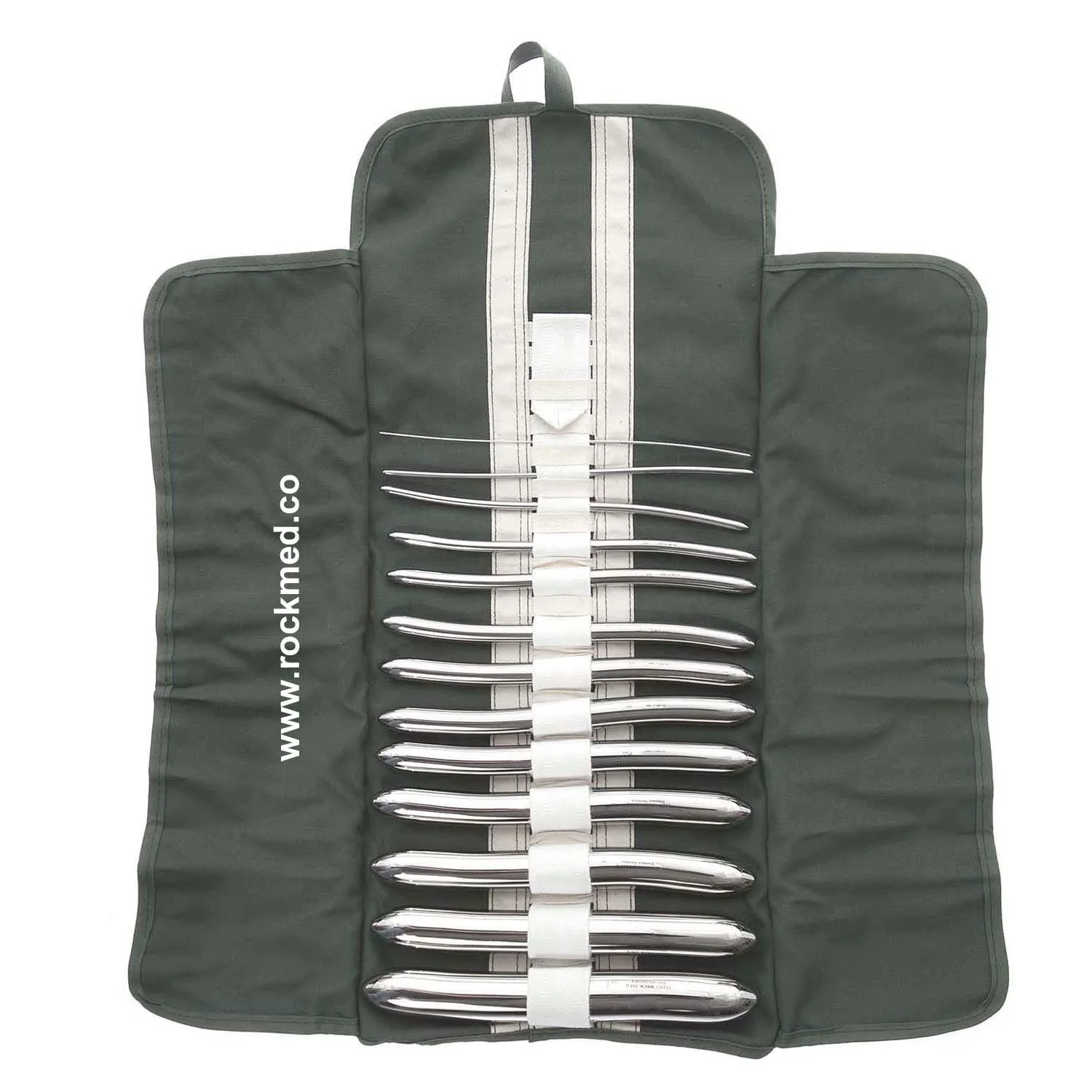 High Quality Stainless Steel 14 Pcs HEGAR DILATORS Uterine Urethral Diagnostic Instruments