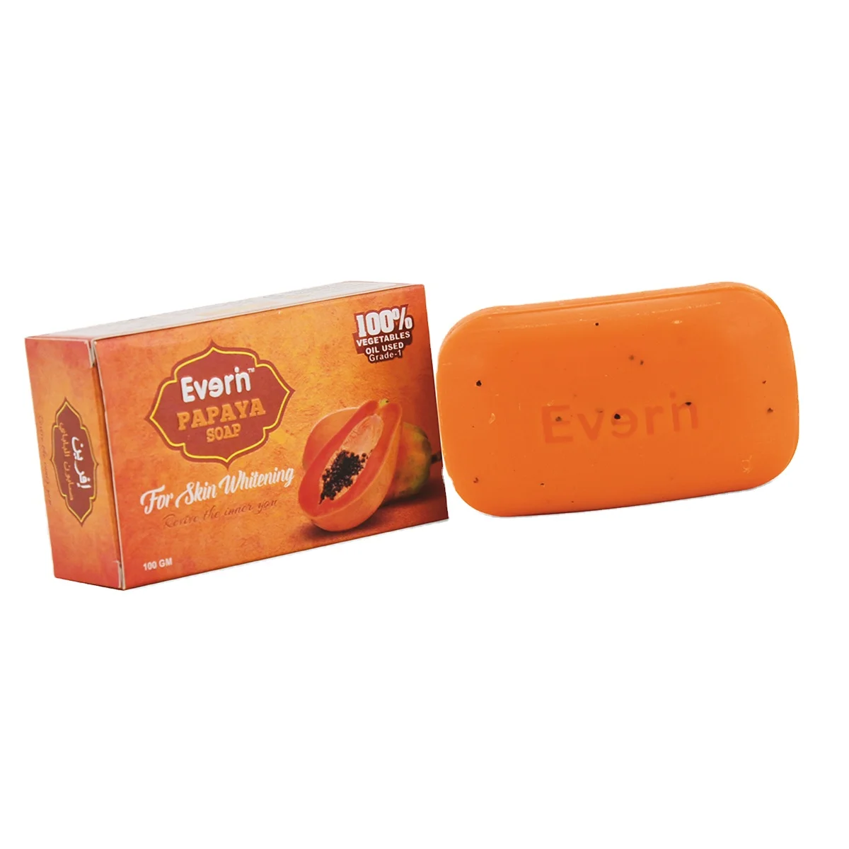 Original beauty Wholesale Skin Whitening Lightening Body soap Indian lightening papaya skin whitening soap