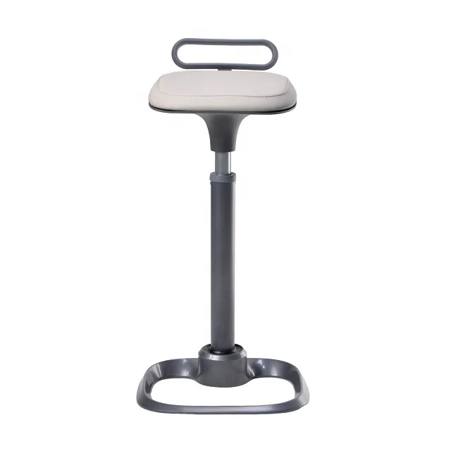 ZERO Beige PVC Cushion Seat Fashion Style Reddot Winner Coffee Shop Bar Chair