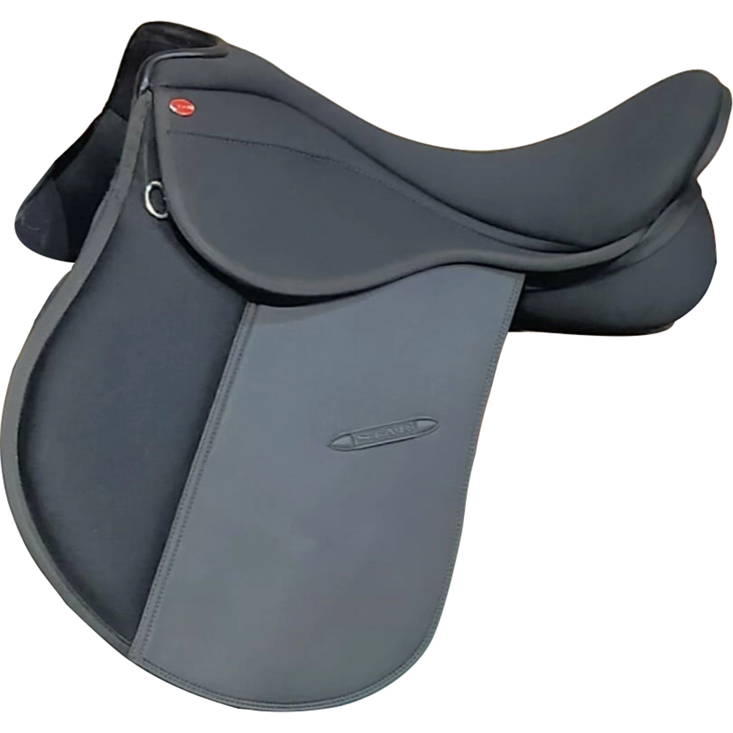 status saddles on plastic tree with exec llent finishes color black blue red green etc IN;34648 14 15 16 17 18