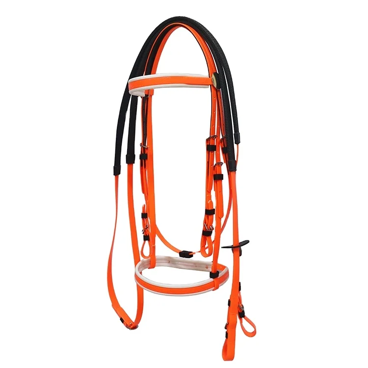 Оптовая продажа товары высокого качества долговечная ПВХ уздечка с ремешком для верховой езды