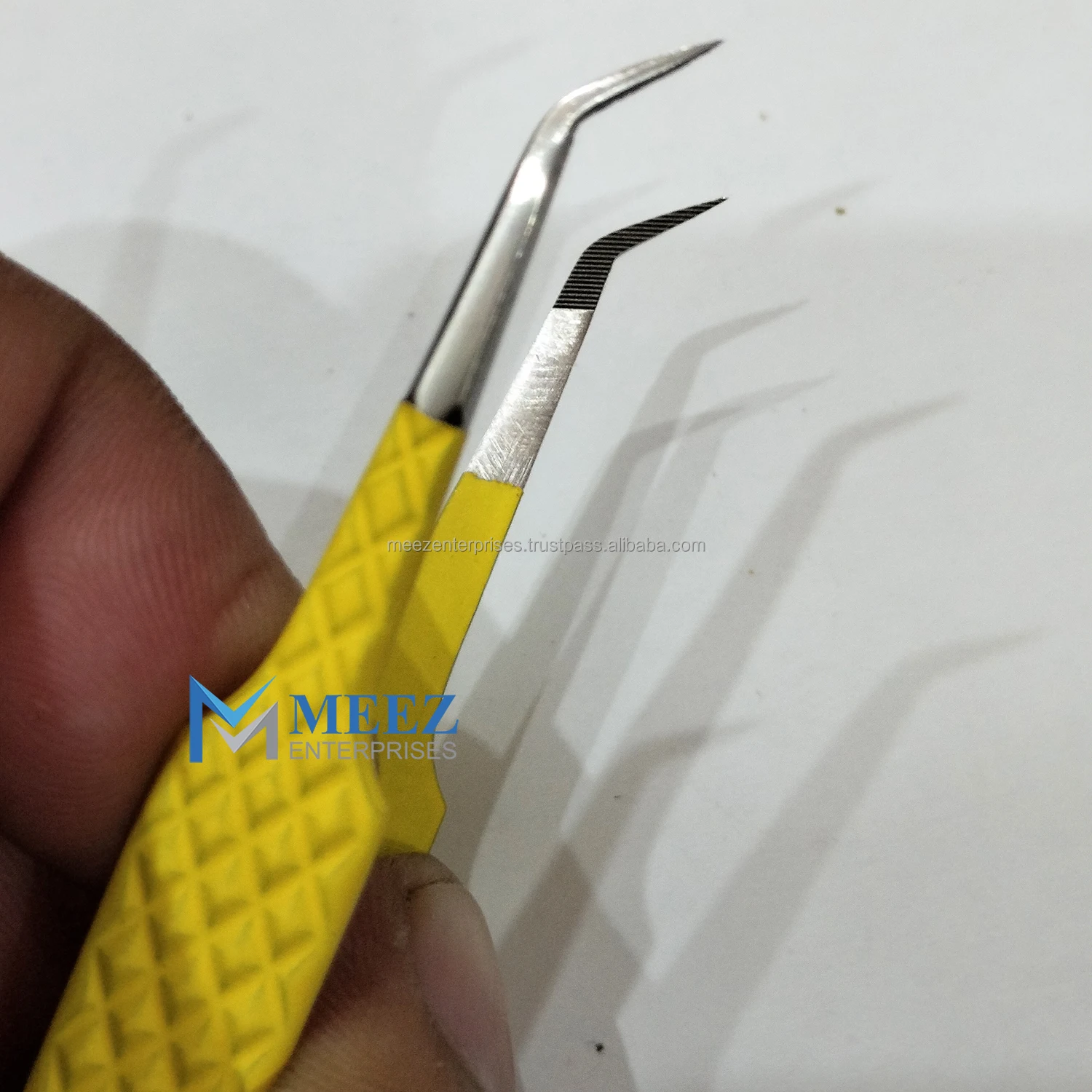 New Fiber Tip Eyelash Extension Tweezer Eyelash Applicator OEM Customized Stainless Steel Top Quality Fiber Tip Tweezer